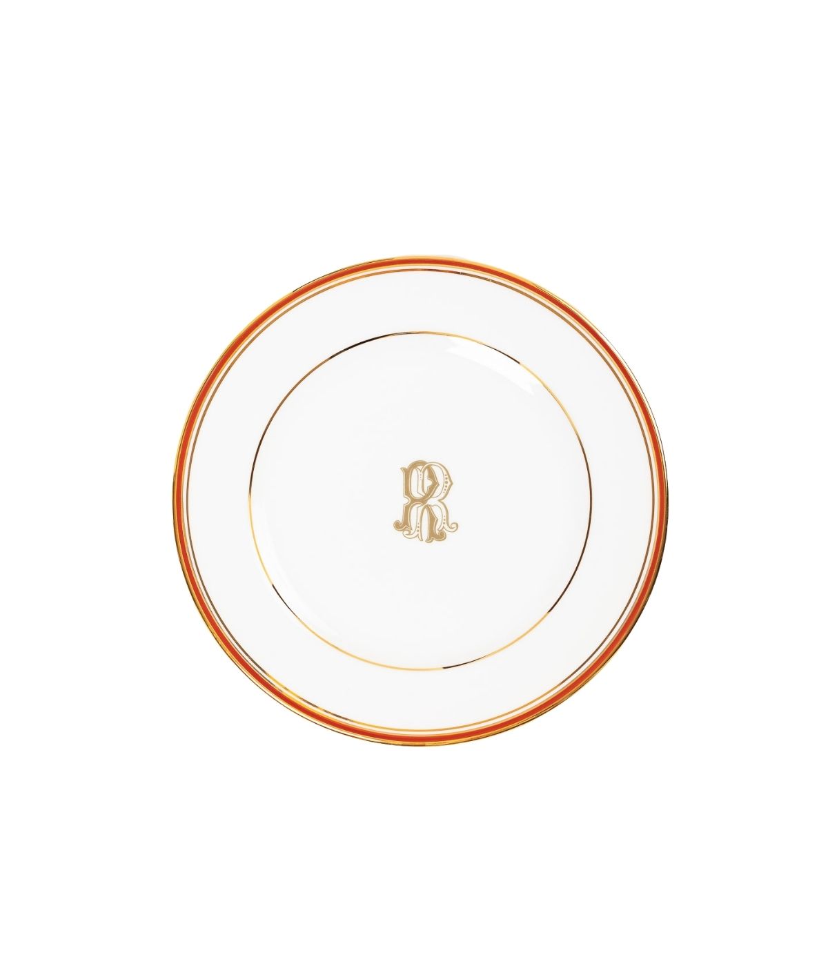 Prato Raso Personalizado Porcelana Cinco Filetes