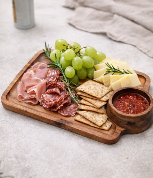 Tábua de Petisco Gourmet Madeira Acácia