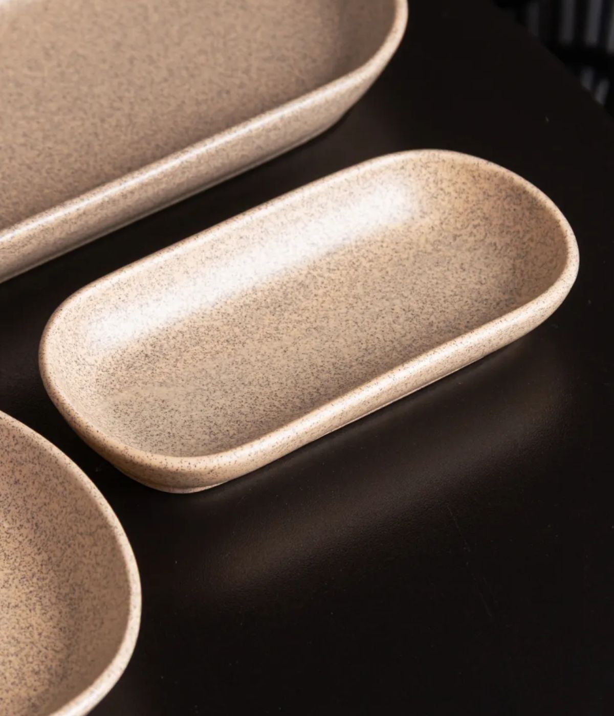 Travessa Oval de Cerâmica Kobe Creme