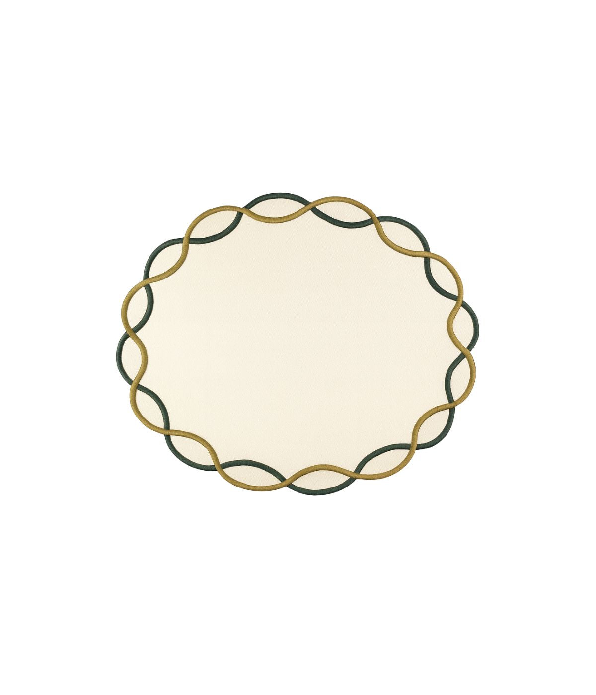 Jogo Americano Oval Verde