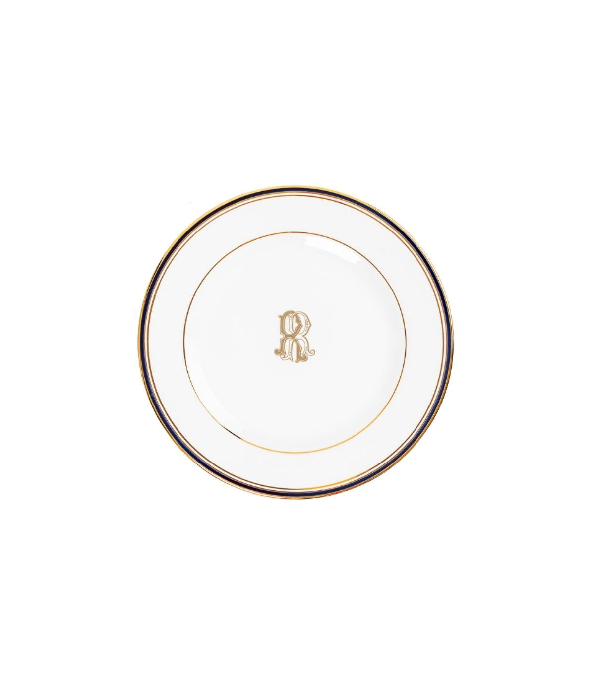 Prato Raso Personalizado Porcelana Cinco Filetes