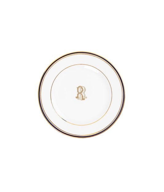 Prato Raso Personalizado Porcelana Cinco Filetes