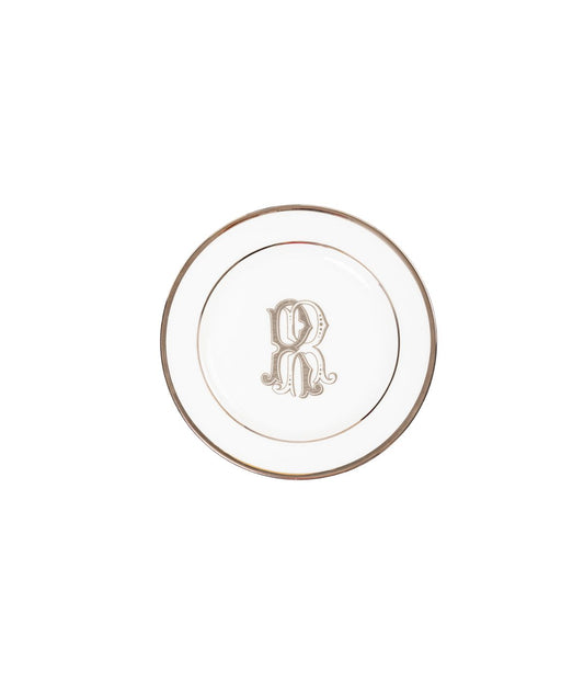 Prato de Pão Porcelana Borda Larga