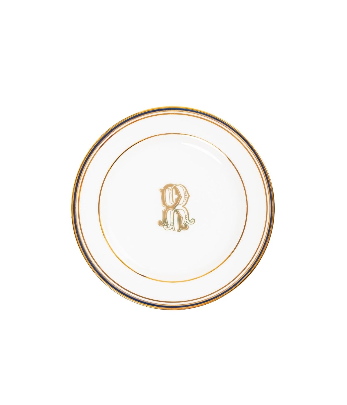 Prato Sobremesa Porcelana Personalizado Cinco Filetes