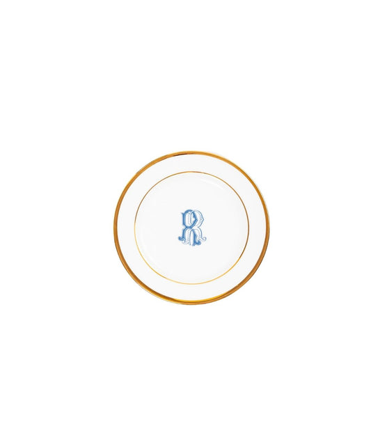 Prato Sobremesa Porcelana Borda Larga