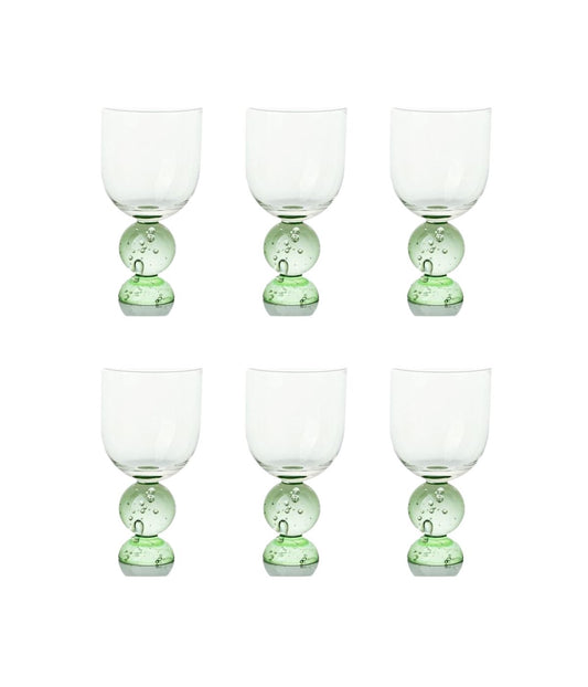 Set 6 Taças Eclipse Verde