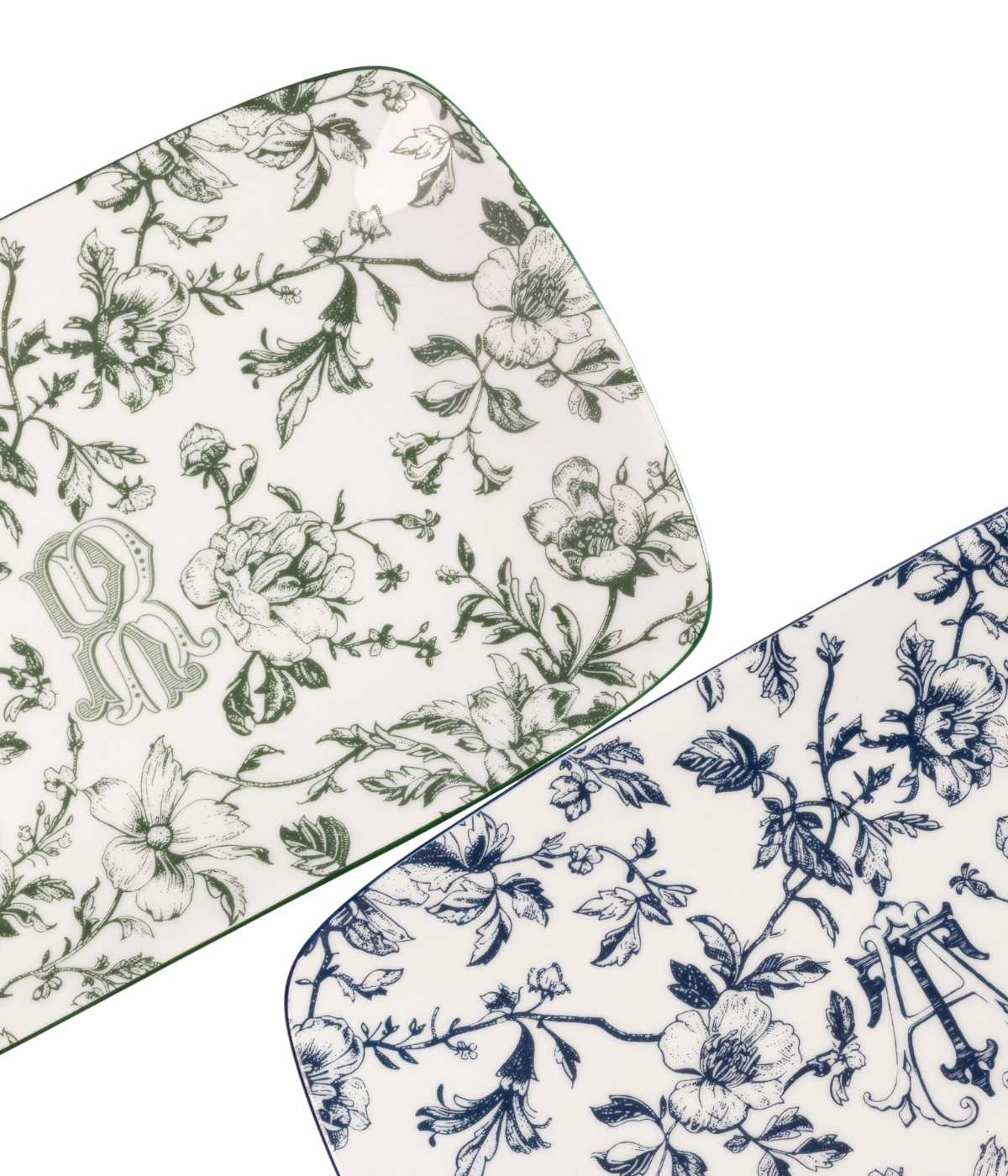 Travessa Personalizada Monograma Toile de Jouy