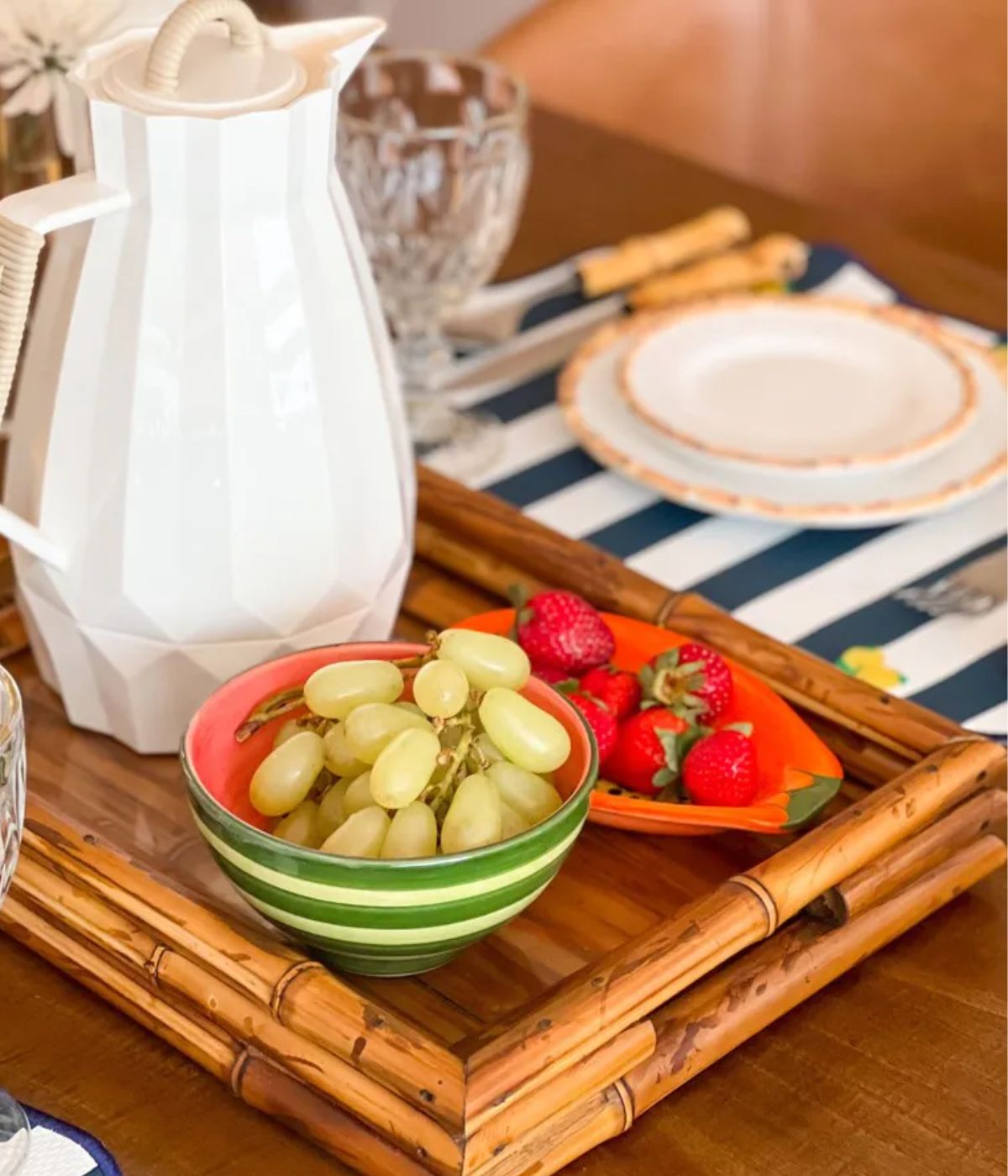 Bowl Cerâmica Frutas Melancia