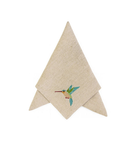 Guardanapo Bordado Beija Flor